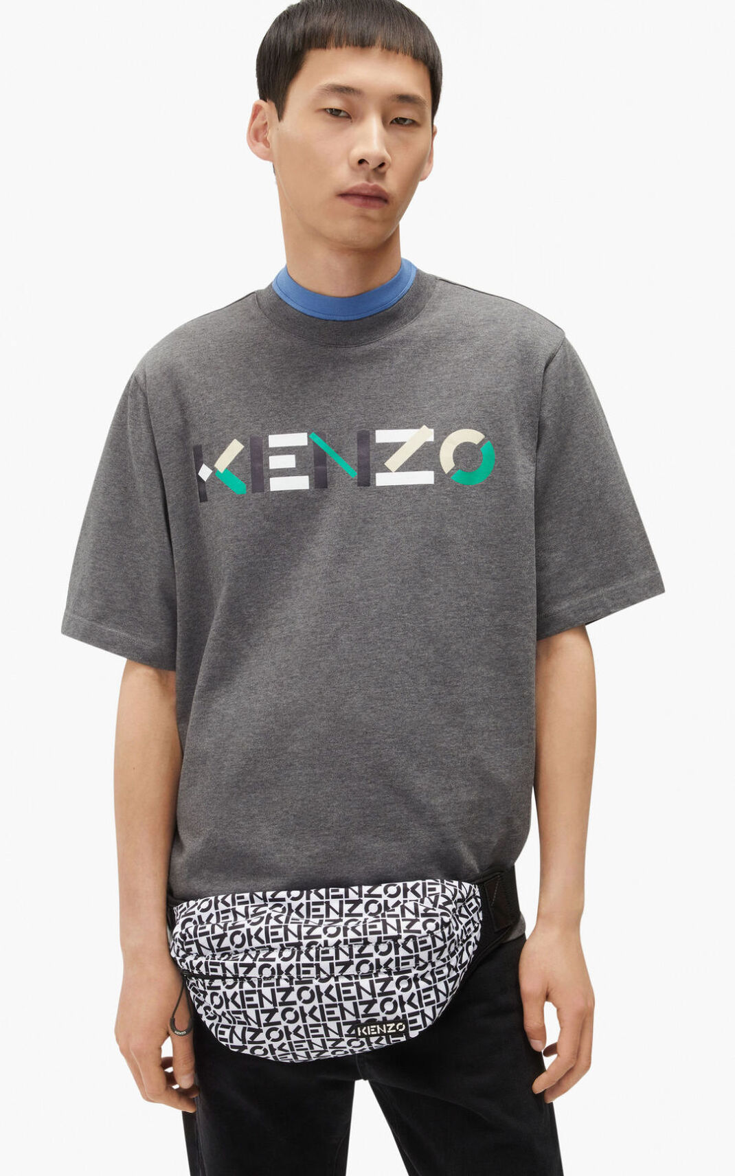 Kenzo Repeat Bæltetaske Herre - Hvide DK-738232